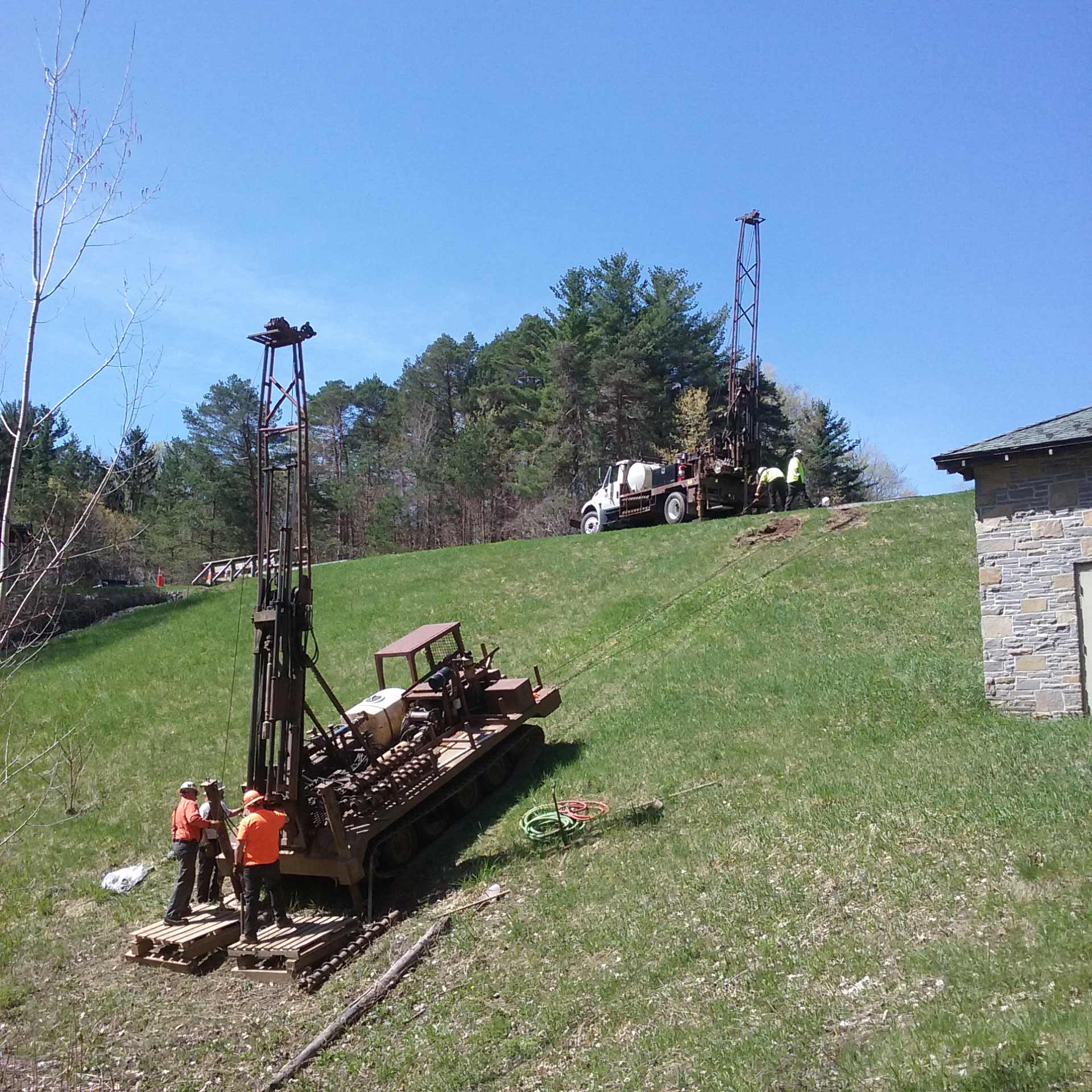 Parratt-Wolff Drilling Team in the Field